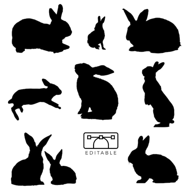 Rabbit Silhouette
