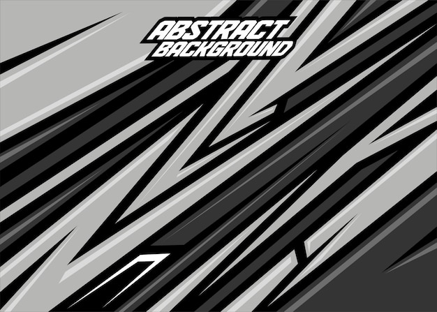 Racing background abstract stripes with GRAY CLOUDjEtand black free vector