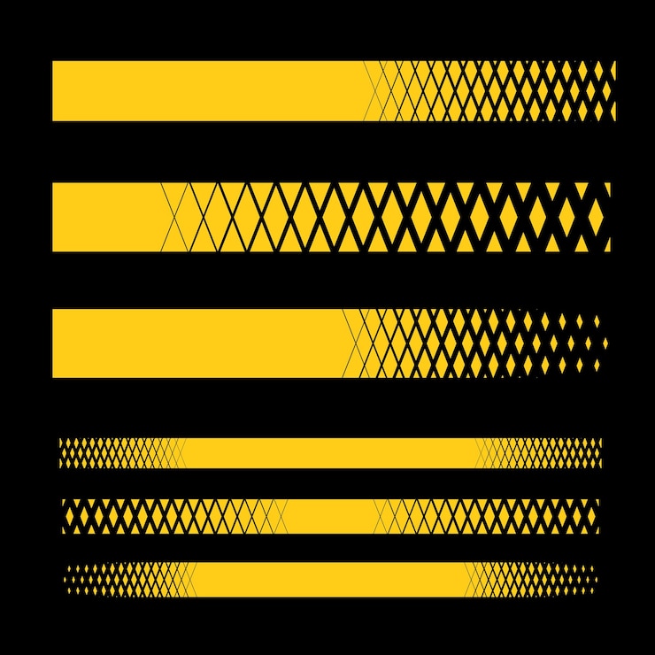 Vektor racing yellow sport rhomb decals