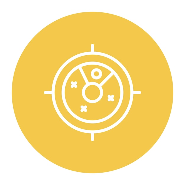 Radar icon vector image Can be used for Information Security