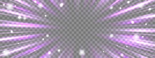 Radial speed rays light neon flow zoom in motion effect purple glow speed lines light stripes
