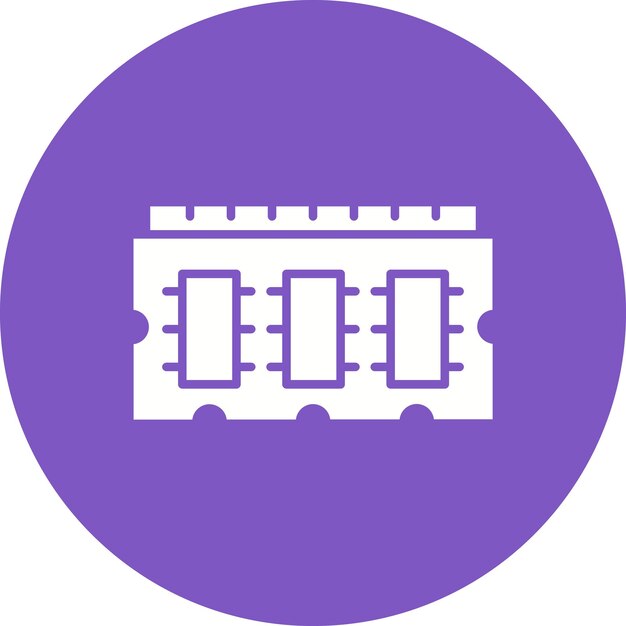 ram icon vector image can be used for computer and hardware