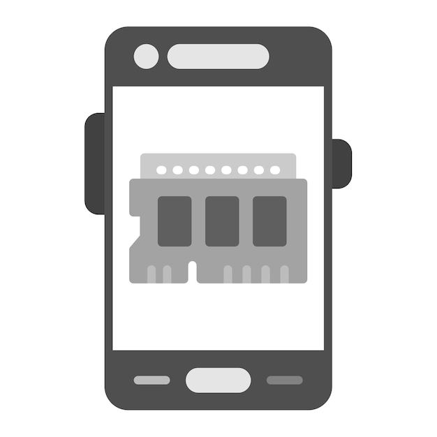 ram icon vector image can be used for mobile app development