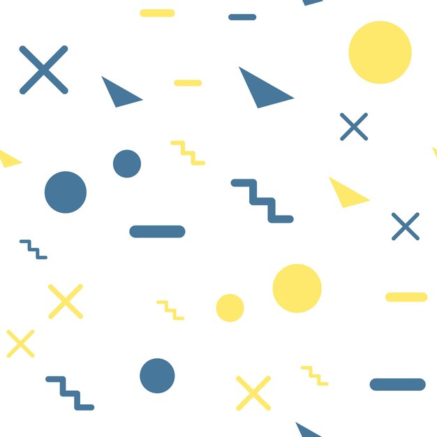 random geometric shape pattern, abstract background in 80s, 90s retro style. colorful geometrical illustration