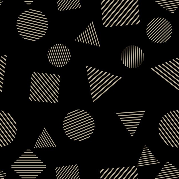 random geometrical shape pattern on textile, abstract background. creative and luxury style illustration