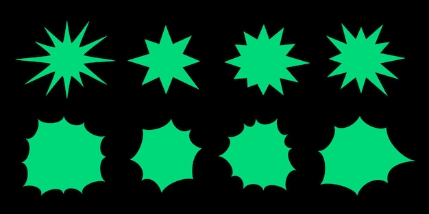 Random star shapes set