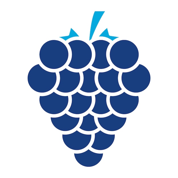 raspberry duotone illustration