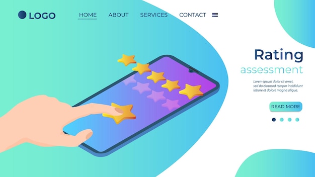 Rating assessmentFeedbackEvaluate the services provided using your smartphone