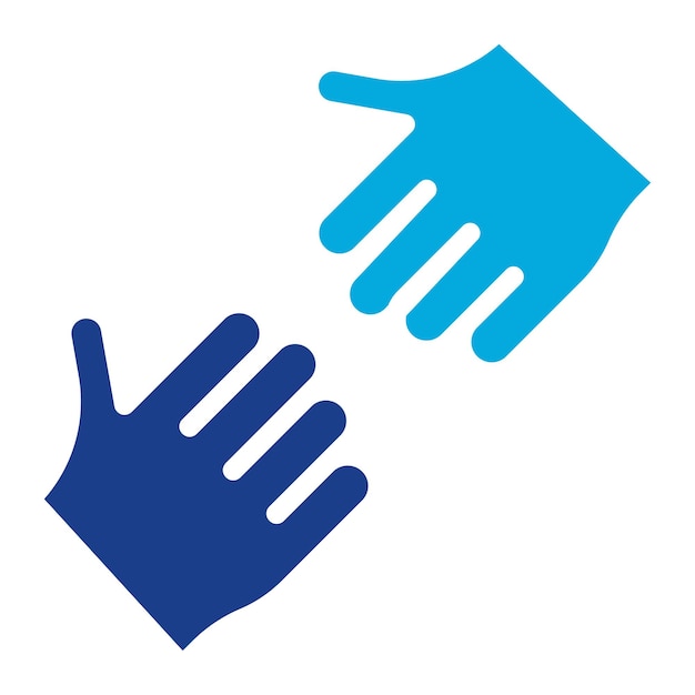 Reach Out Flat Illustration