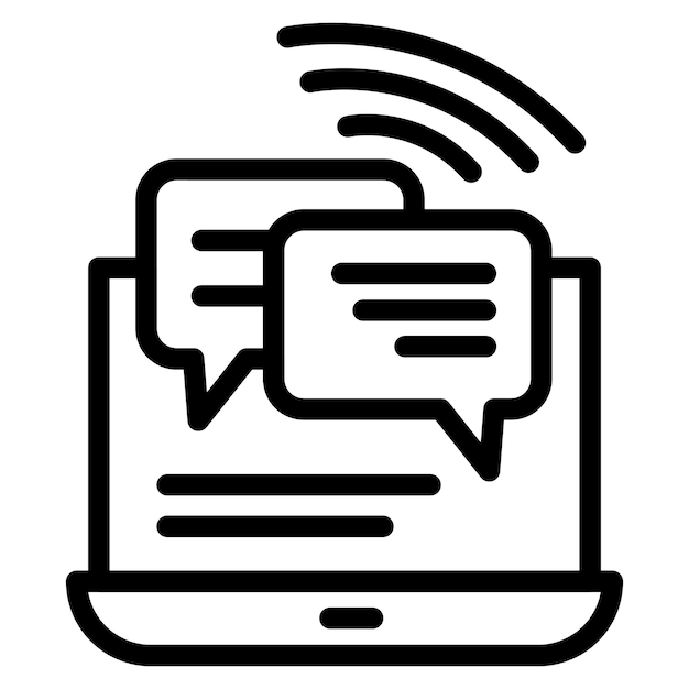 Reach Out To Us Vector Illustration