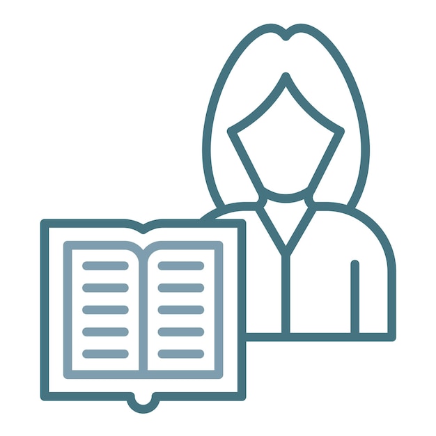 Readership Flat Illustration