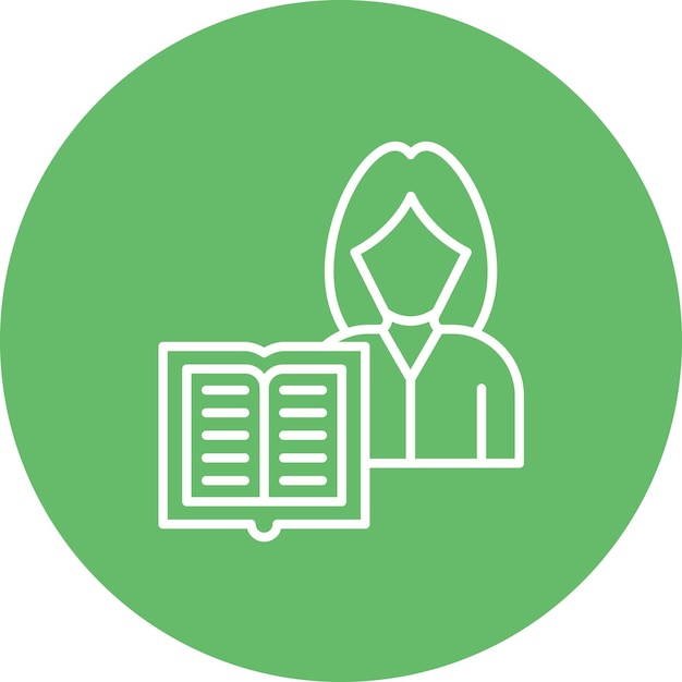 Readership icon vector image Can be used for Communication and Media