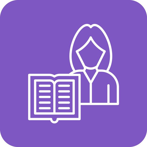 Readership icon vector image Can be used for Communication and Media