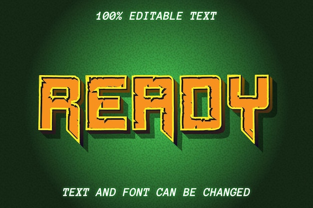 Ready Complete Editable Text Effect Vintage Style