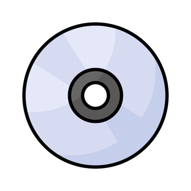 Ready to use icon of compact disc trendy vector design