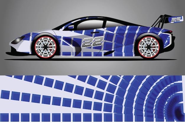 ready to use print wrap design for van