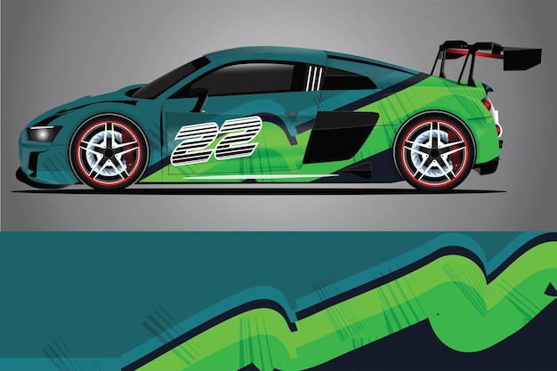 ready to use print wrap design for van