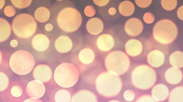 Realistic bokeh bright background design