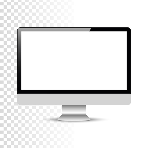 Realistic computer or Pc monitor
