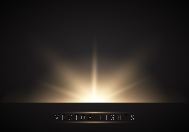 realistic glowing light effect