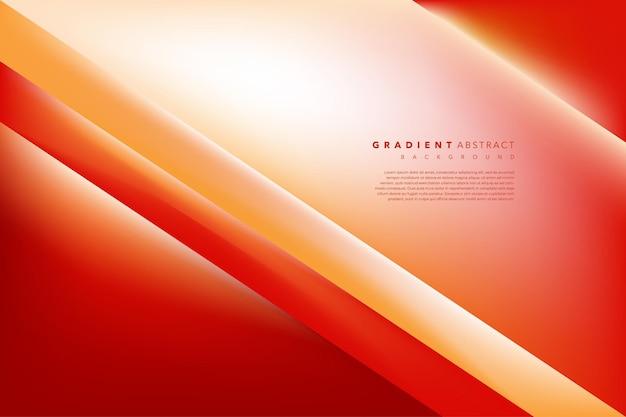 realistic gradient abstract red background design