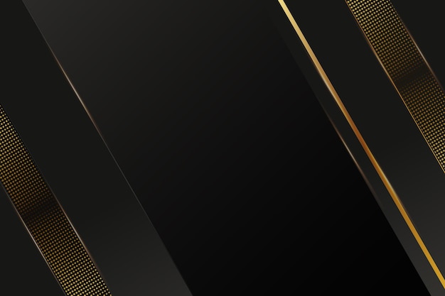 Realistic Gradient Black luxury abstract background