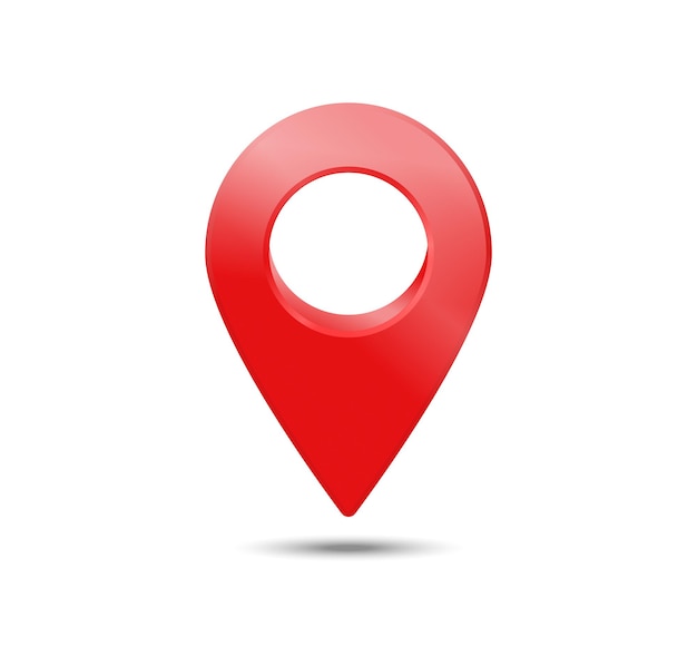 realistic location map pin gps pointer markers vector illustration for destination 3d style