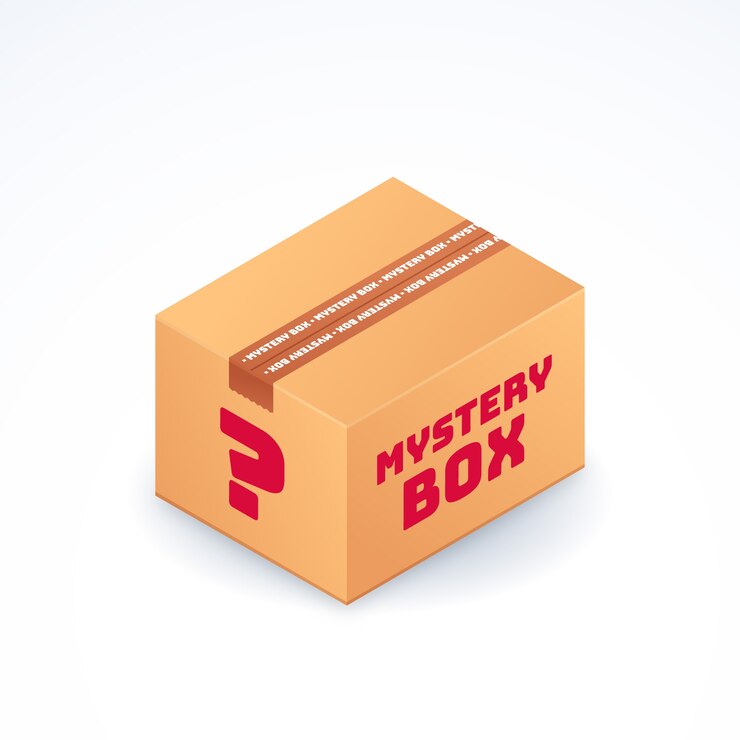 Vektör realistic question box illustration