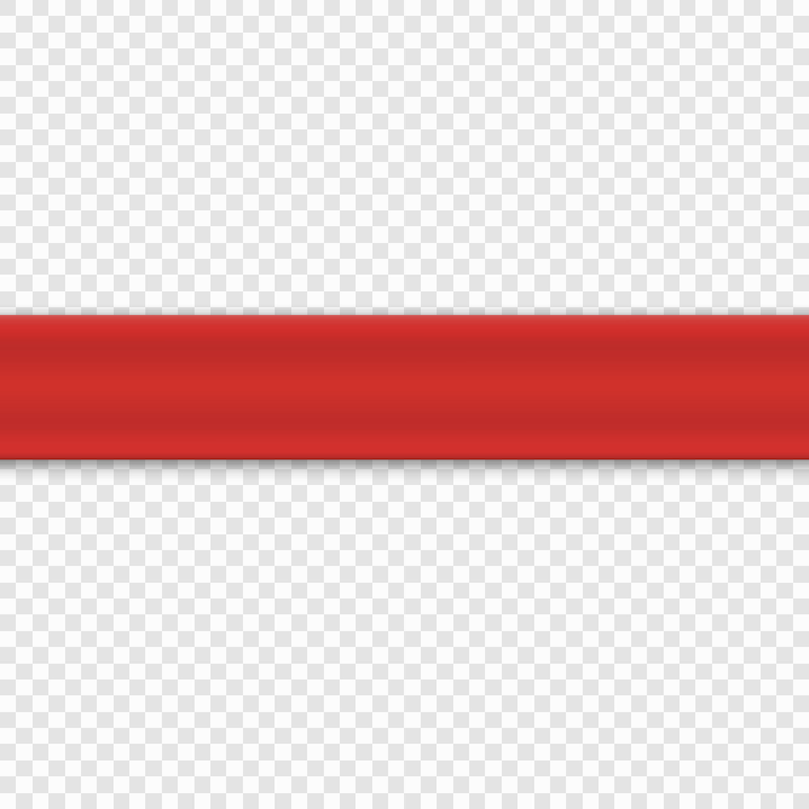 Vektör realistic red ribbon isolated