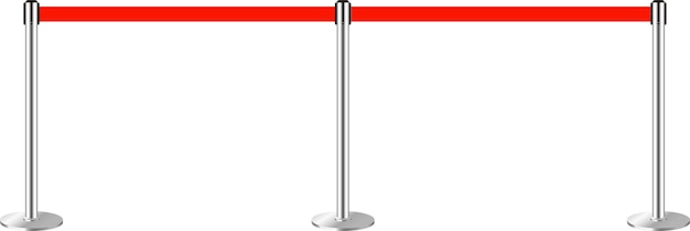 realistic retractable belt stanchion crowd control barrier posts with caution strap queue lines