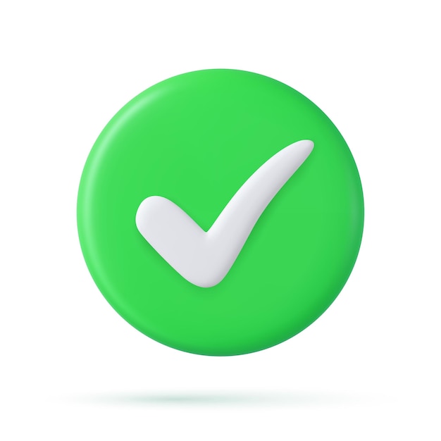 Realistic Right 3D Button