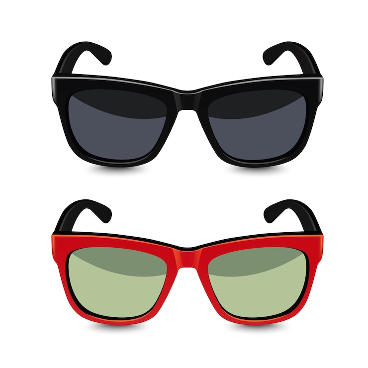 Vektör realistic sunglasses. illustration