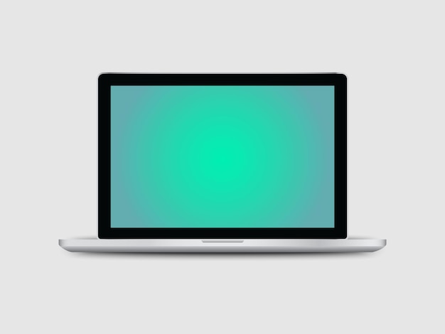 Realistisk laptop-mockup