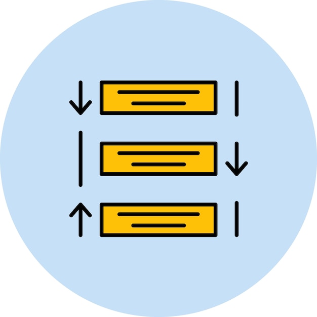 Rearrange Tasks Flat Illustration
