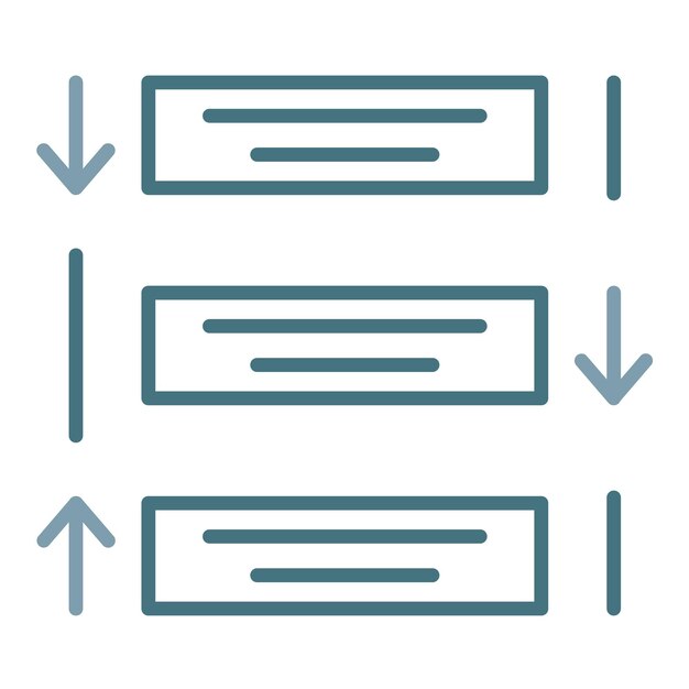 Rearrange Tasks Flat Illustration