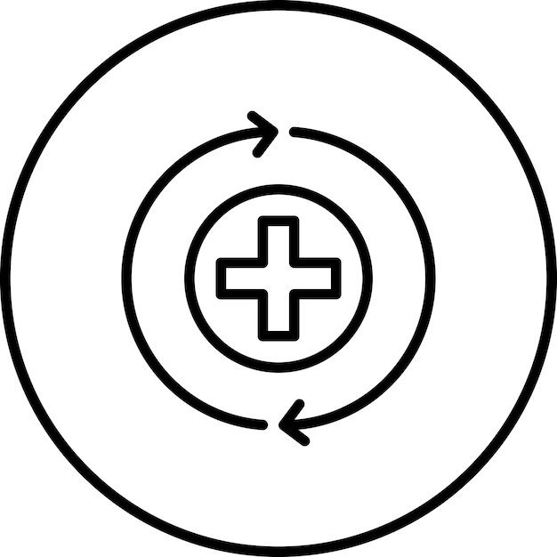 Recovery icon vector image Can be used for Addiction