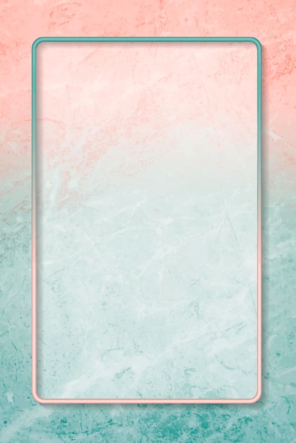 Rectangle frame on abstract background vector