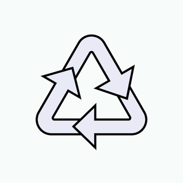 Recycle Icon Recycling Symbol Vector Logo Template