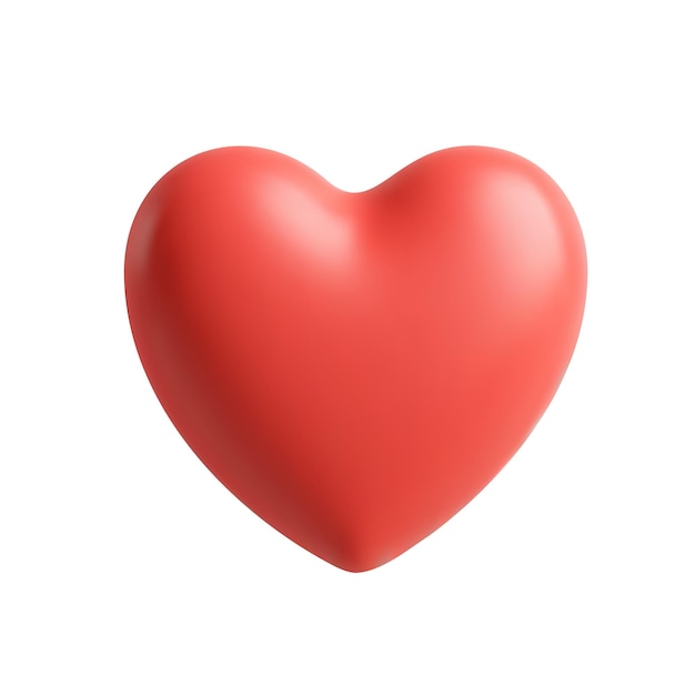 red 3d heart