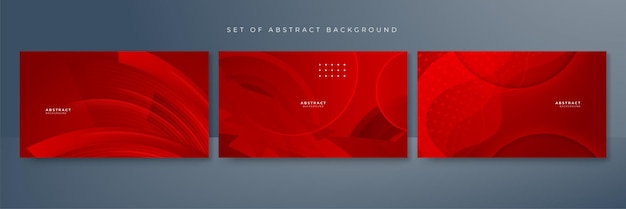 red abstract background for presentation design flyer social media cover web banner tech banner Vector abstract graphic design banner pattern presentation background web template