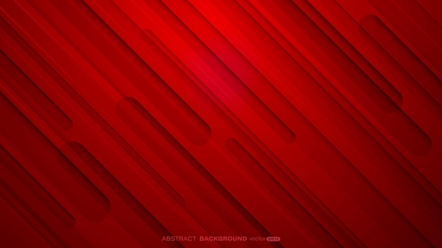 Red abstract background with geometric dynamic gradient shape