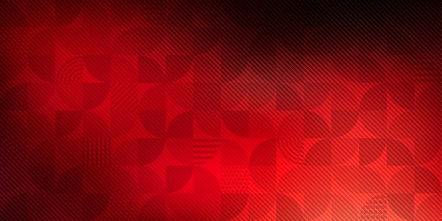 red abstract geometric background