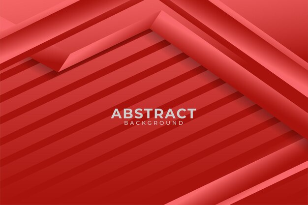 red abstract geometry vector background