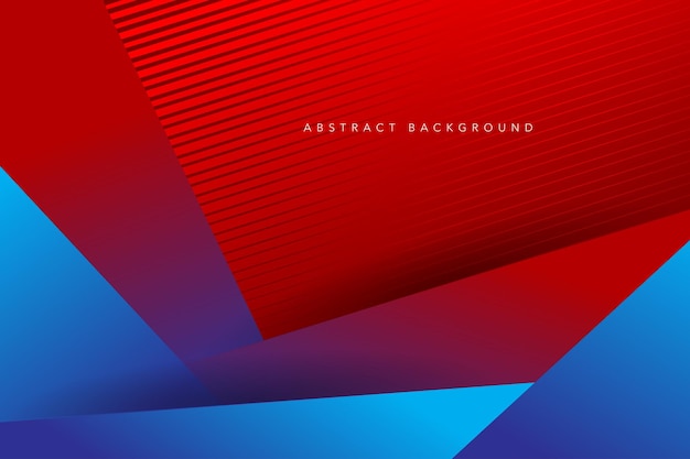 red and blue abstract modern background design