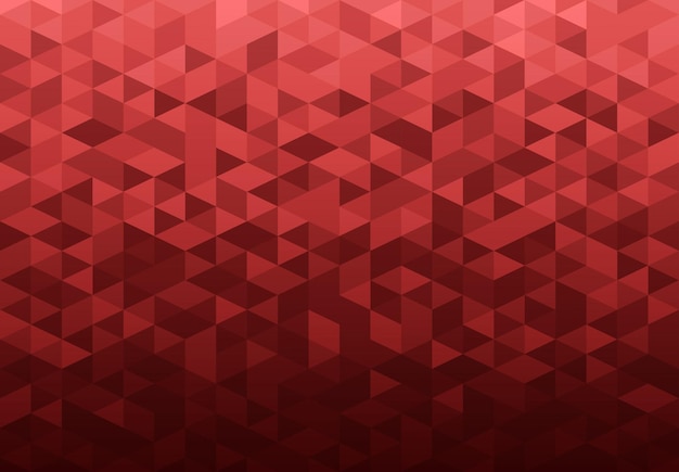 Red background composed of bright and dark red mosaics