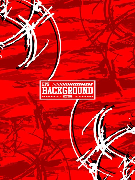 red background dark spots white lines