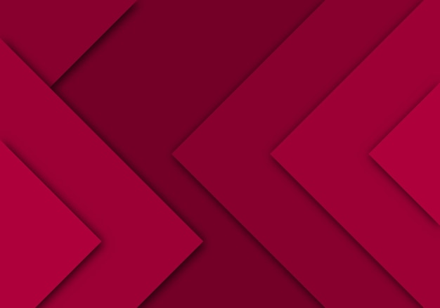 red background geometric overlap layer paper cut on dark with space design
