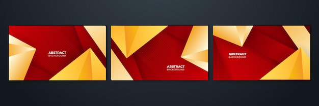 Red background with orange and yellow color composition in abstract. Abstract backgrounds with a combination of lines and circle dots can be used for your ad banners, sale banner template, and more