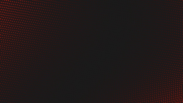 Red Black halftone abstract background for backdrop