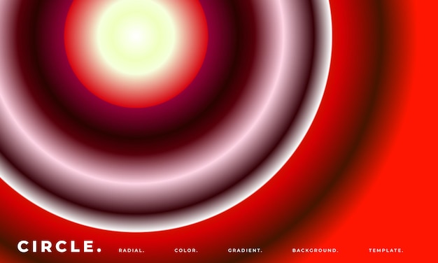 red circle gradient background suitable for social media template or poster